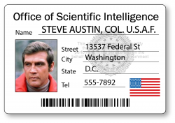Steve Austin ID Name Badge 
